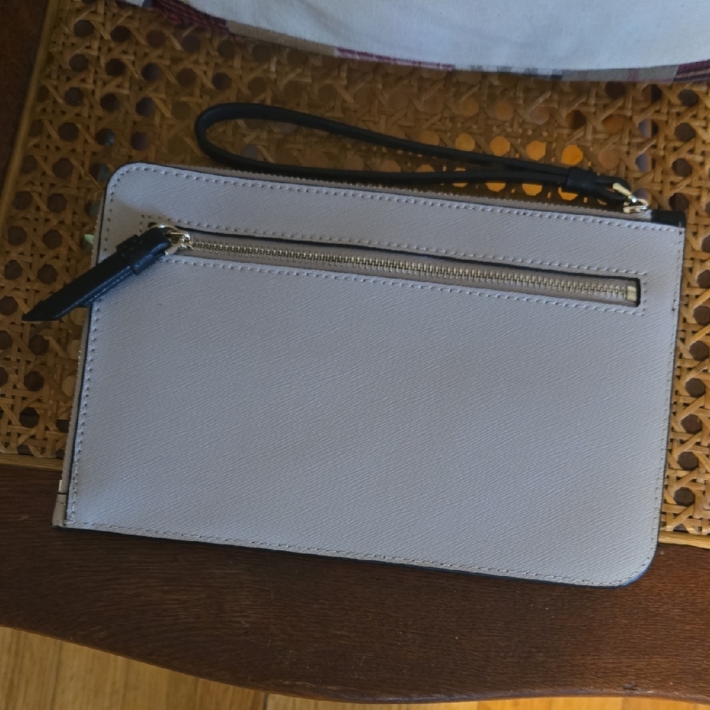 Kate Spade Black and Gray Wristlet - Picture 2 of 3